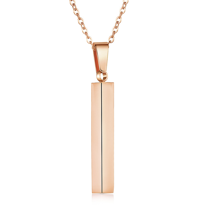 Rose gold pendant