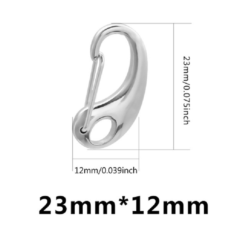 Steel color 12 * 23mm