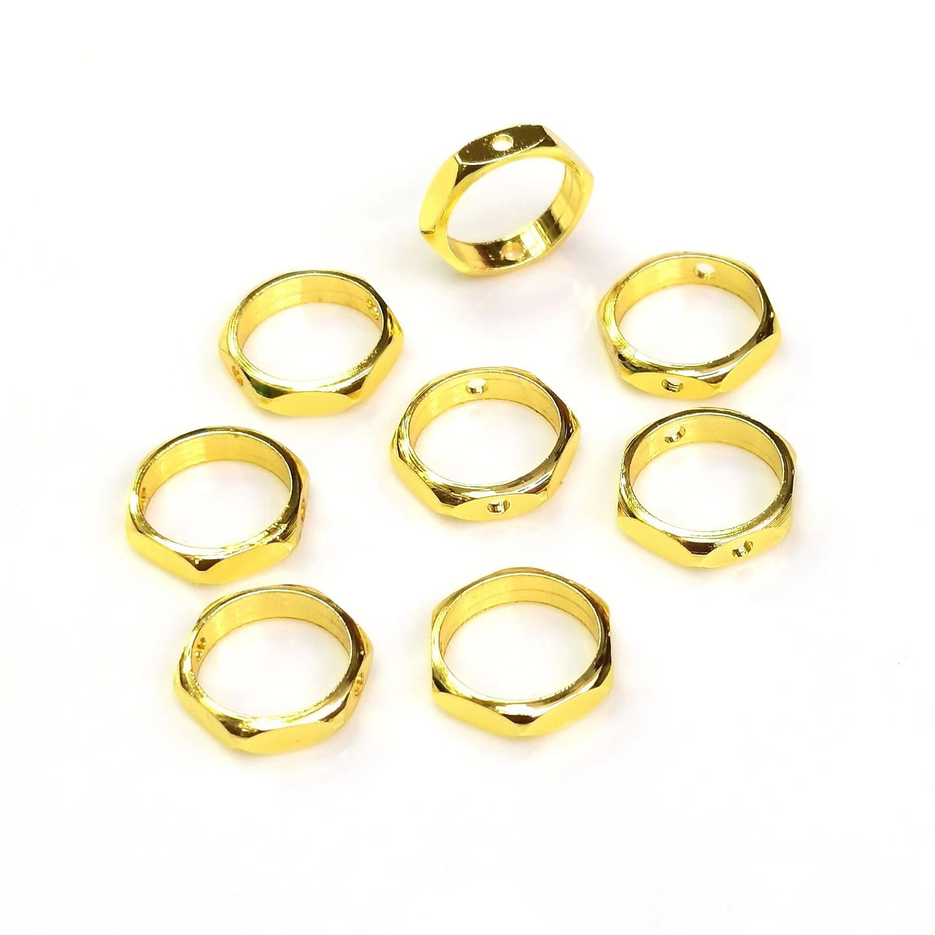 D 18K gold 10mm