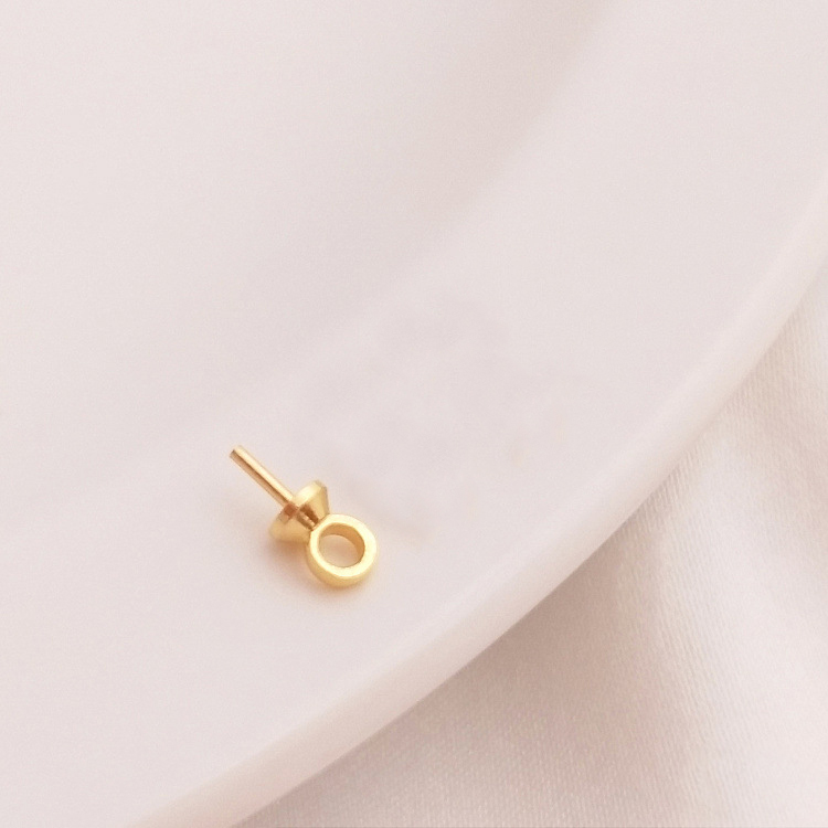 E 14K gold 4mm