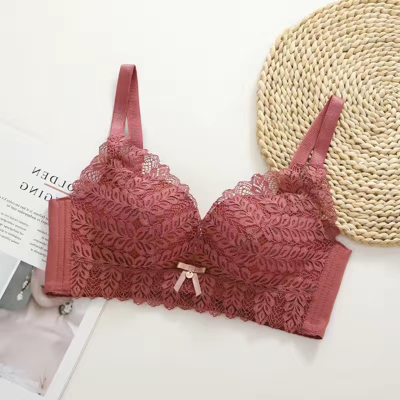 brick red bra