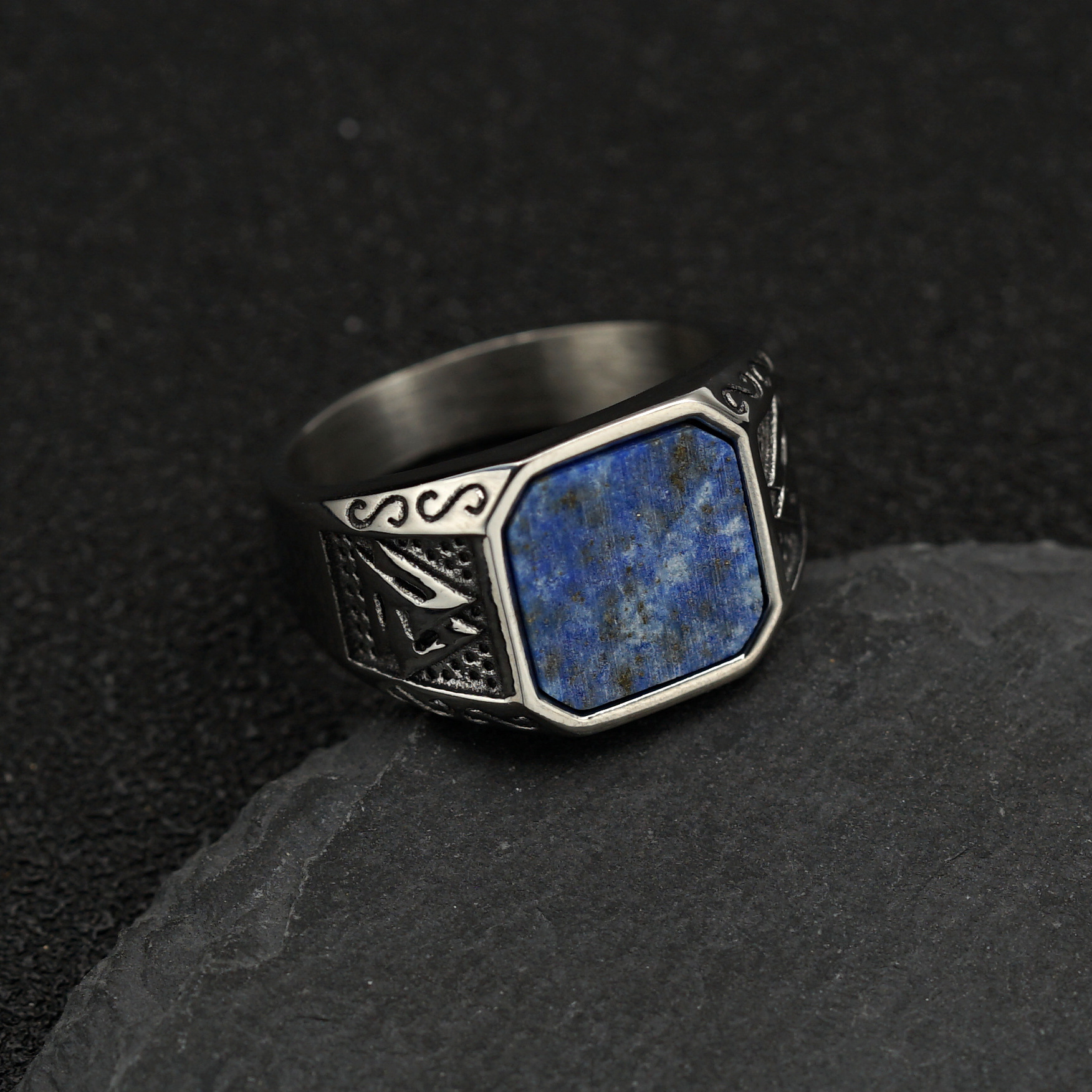 steel color Lapis Lazuli No.10