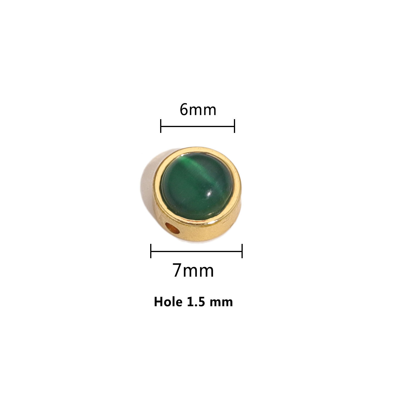 9:B gold - 6mm