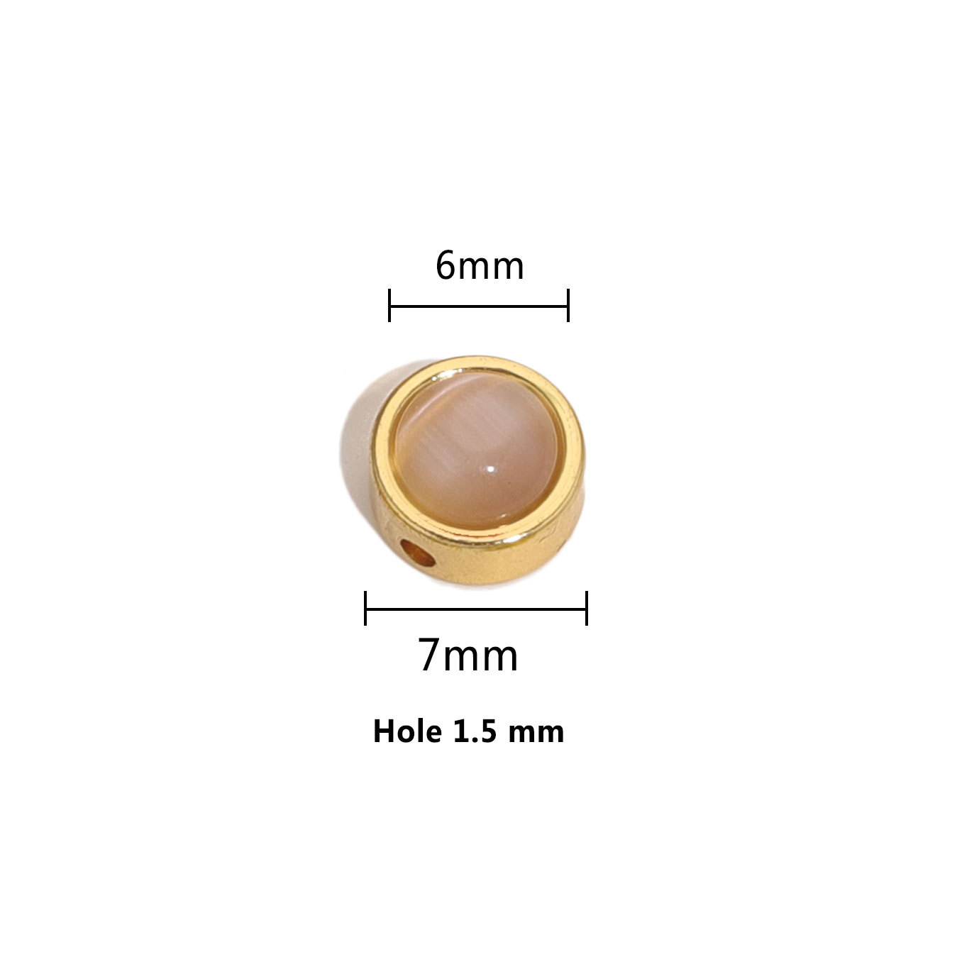 11:D gold - 6mm