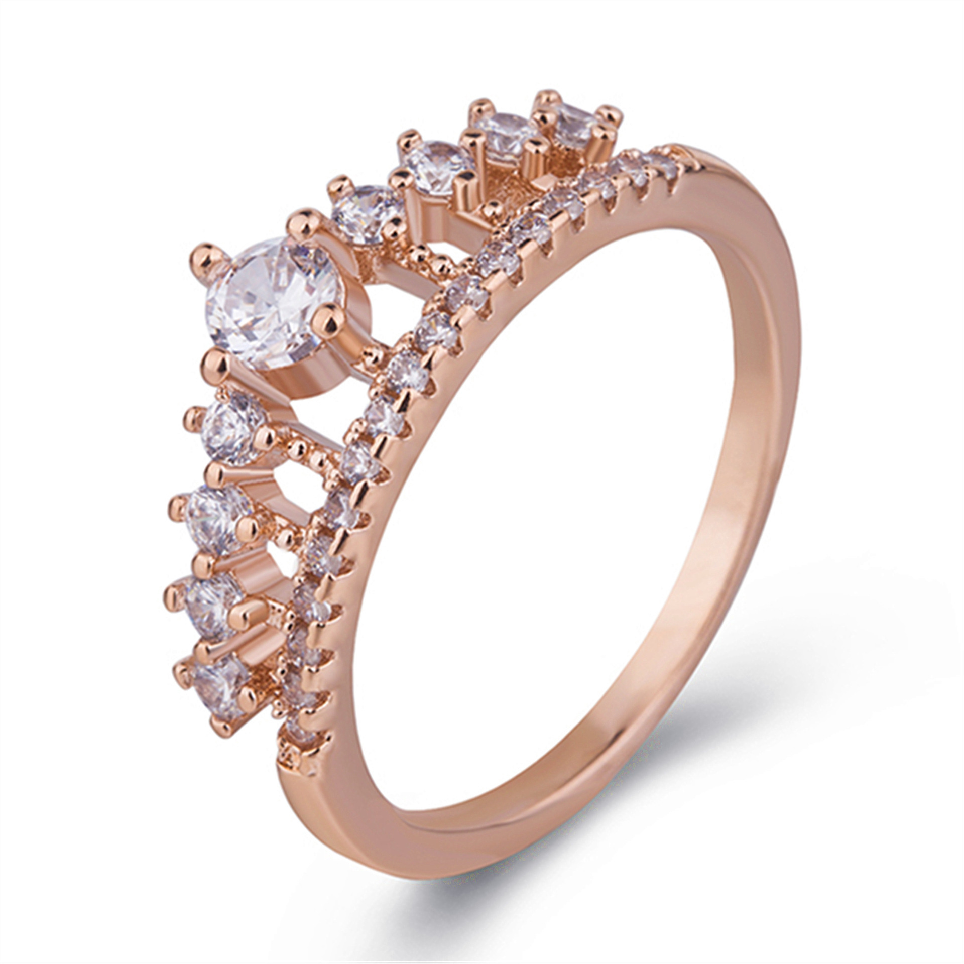 rose gold ring size 7