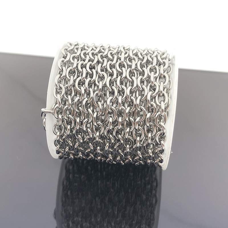 Wire diameter 1.2mm,chain width 5mm