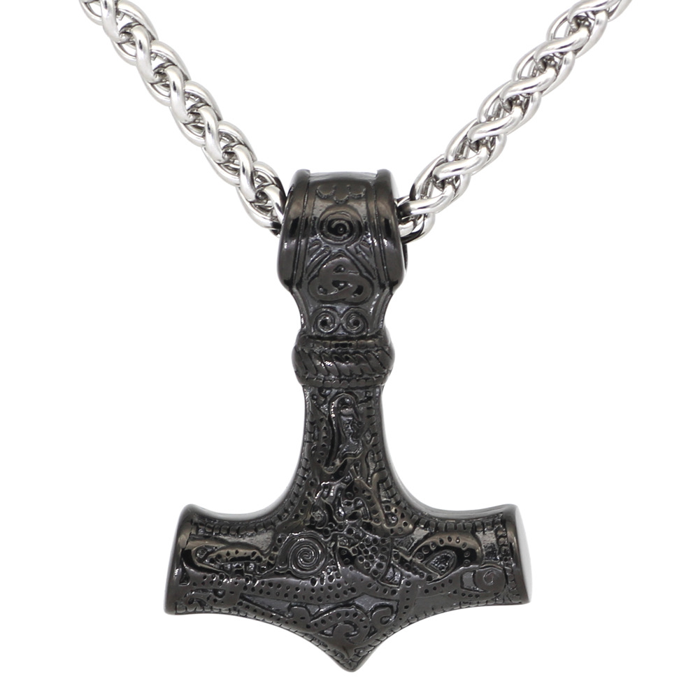 Black Pendant and Chain