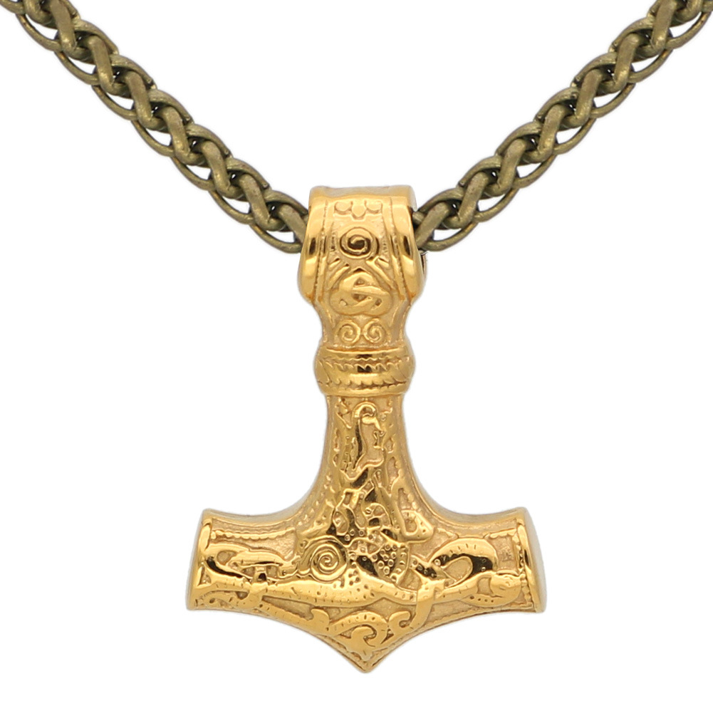 Gold Pendant and Chain