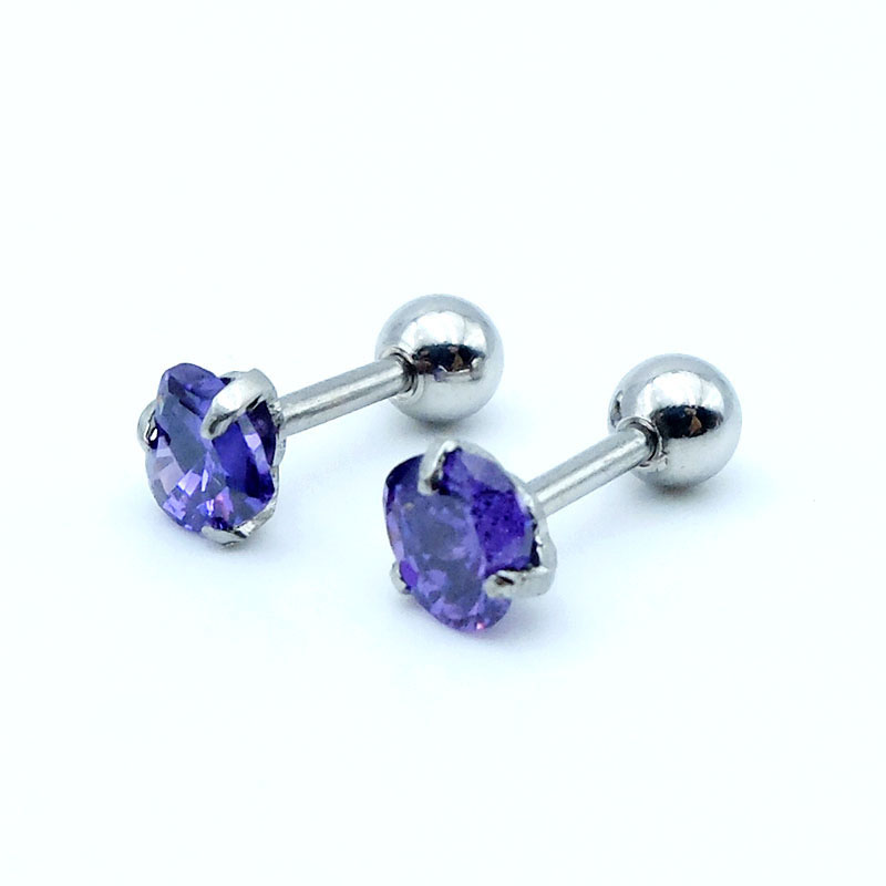 purple CZ 4mm