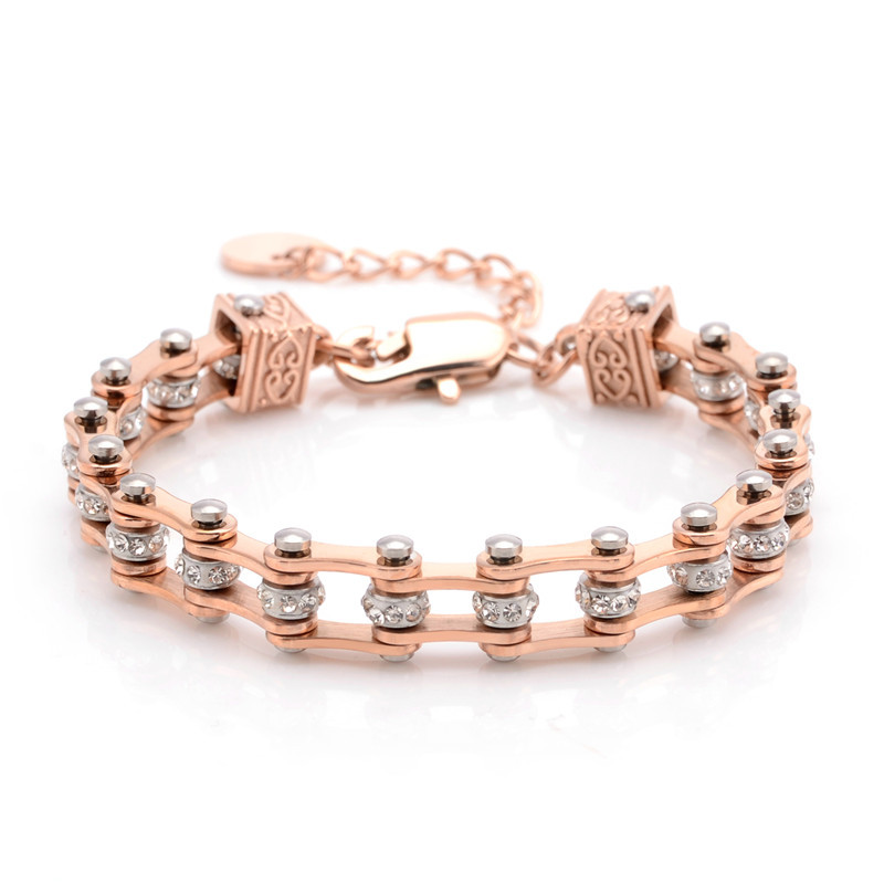 4 real rose gold plated