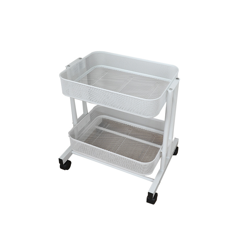 [New] Cave basket cart two layers (white)