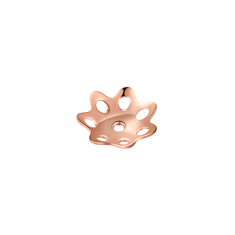 rose gold color plated 4mm