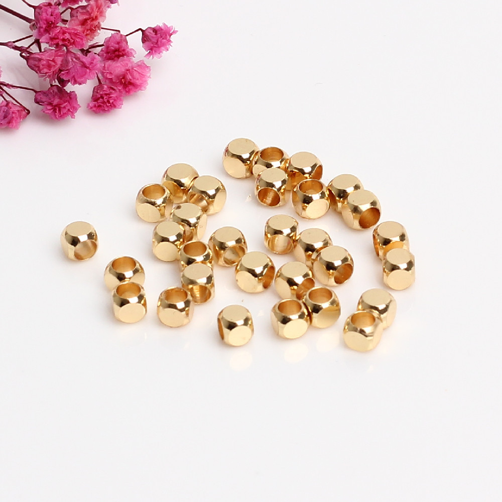 14K Gold color 2mm