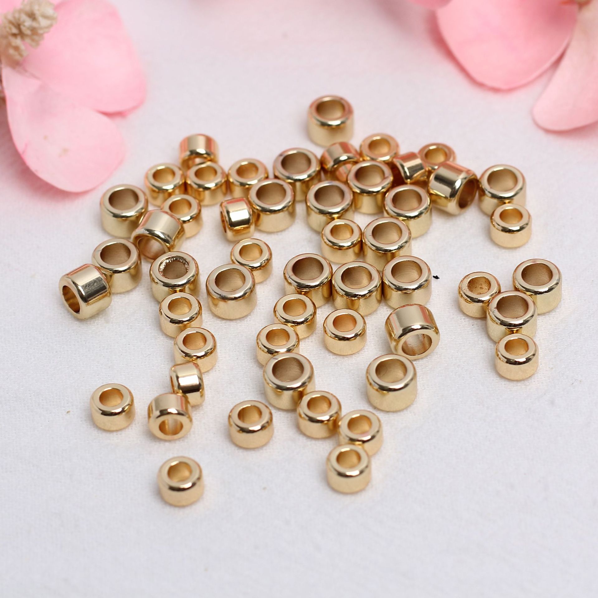 14K Gold color 4*6mm