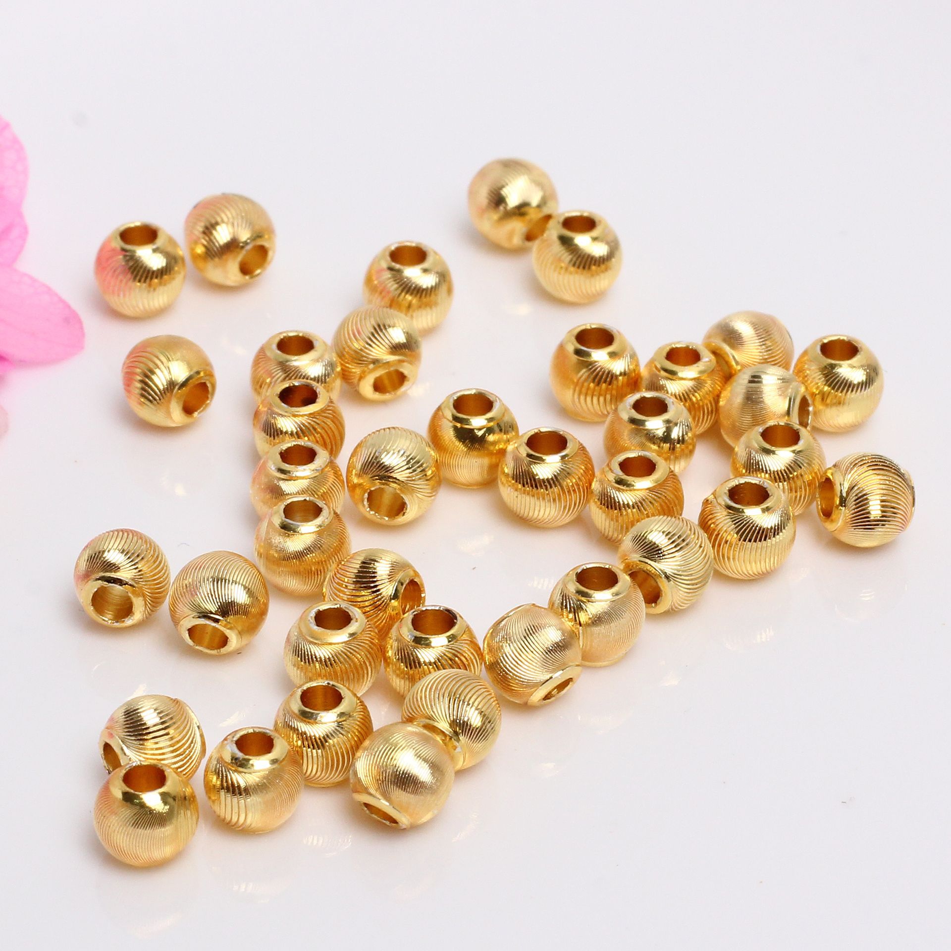 18K Gold 5mm,hook 2.2mm