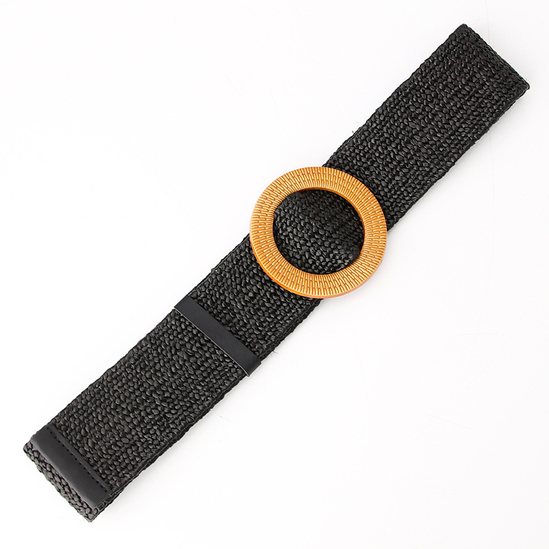 Round button black