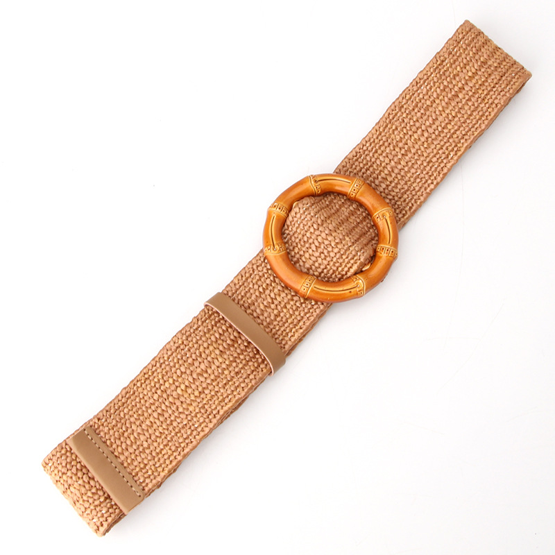 Bamboo buckle camel color