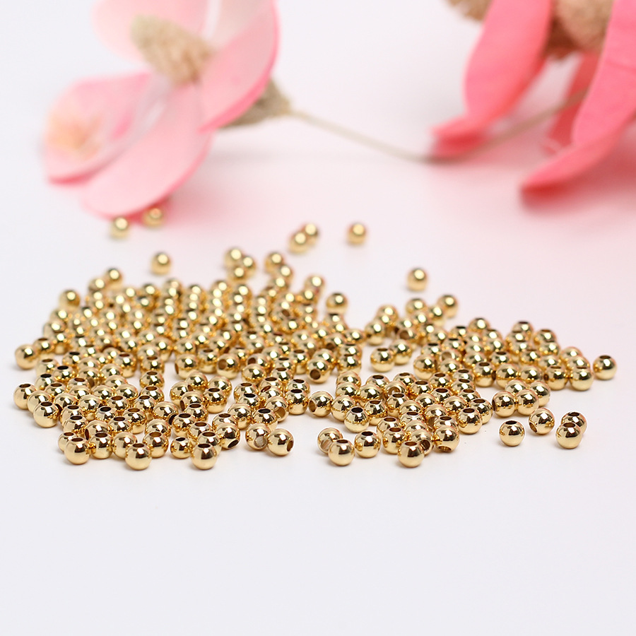 14K Gold color 2mm