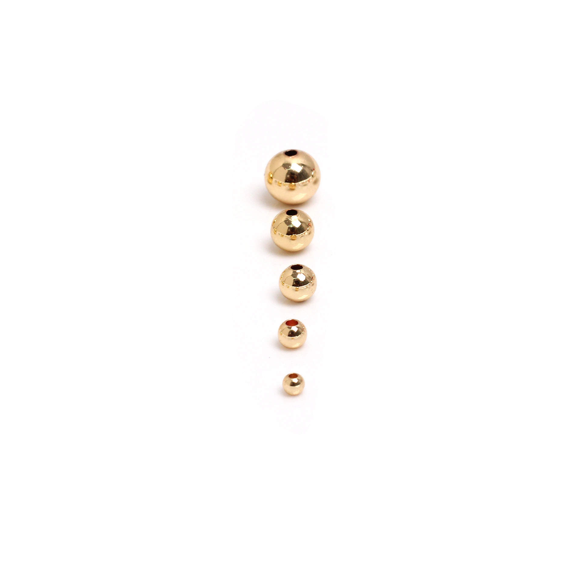 14K Gold color 3mm