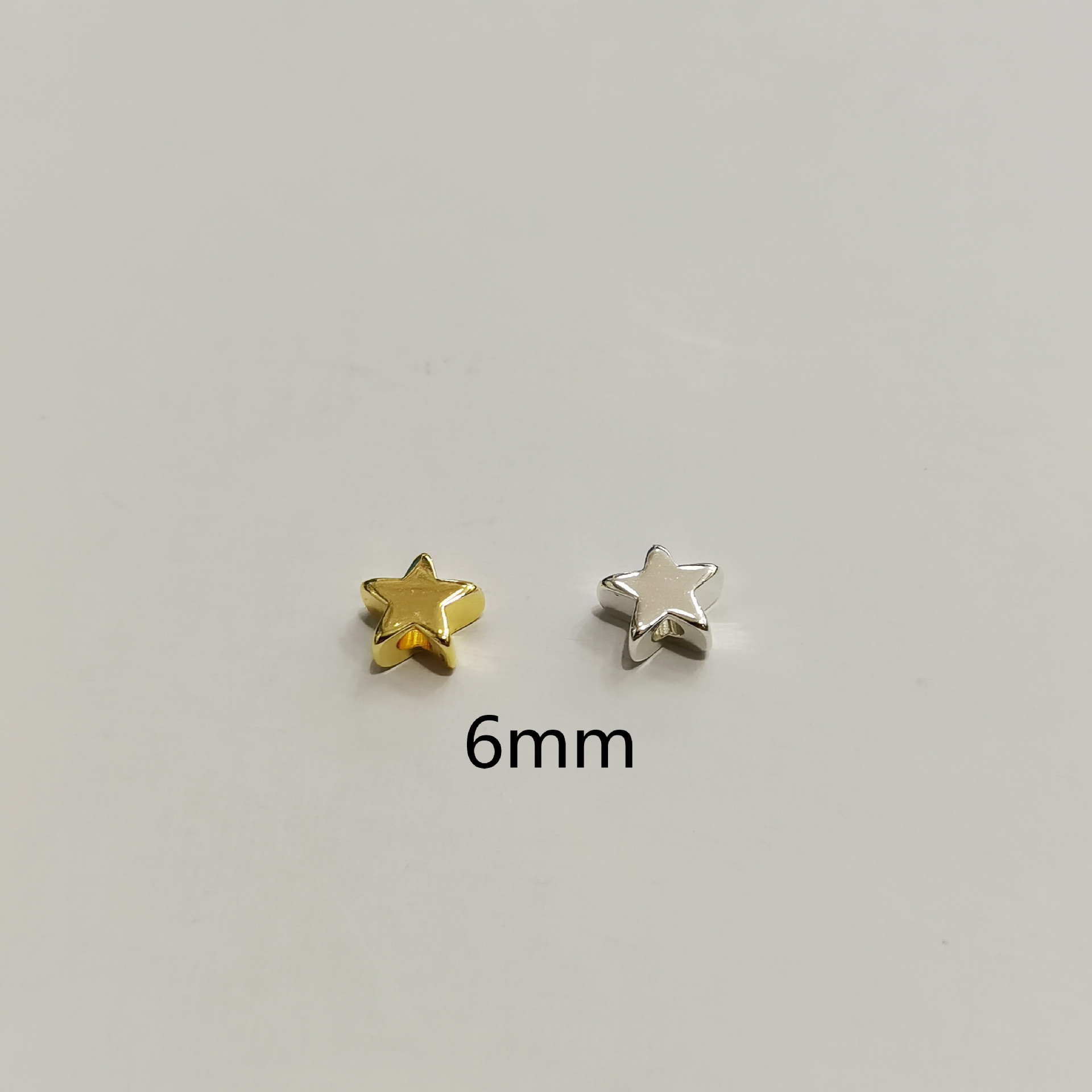 B 6mm 18K Gold