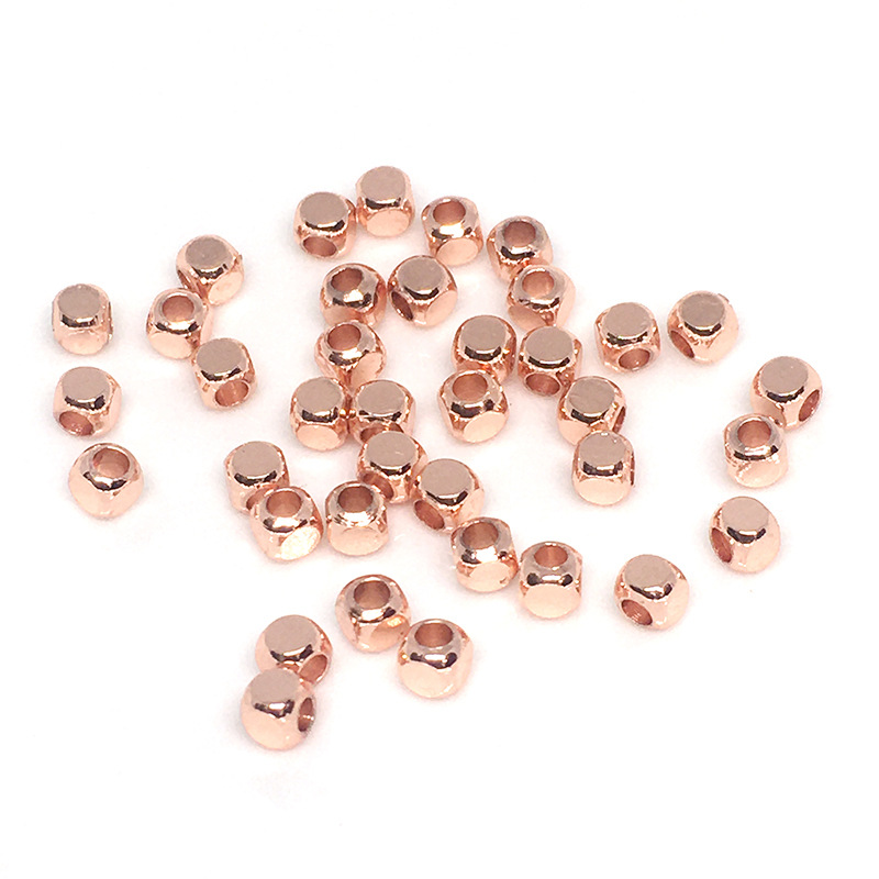 rose gold color 2*2mm