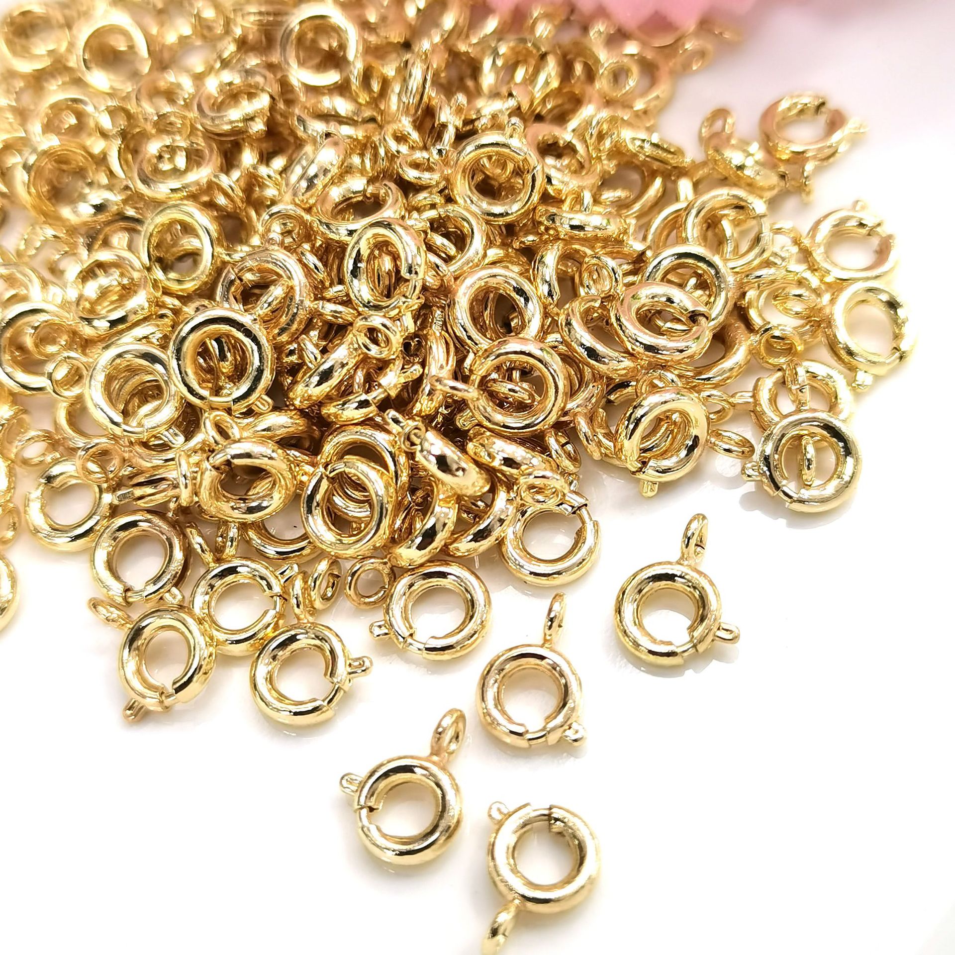 14K Gold color 5.5mm