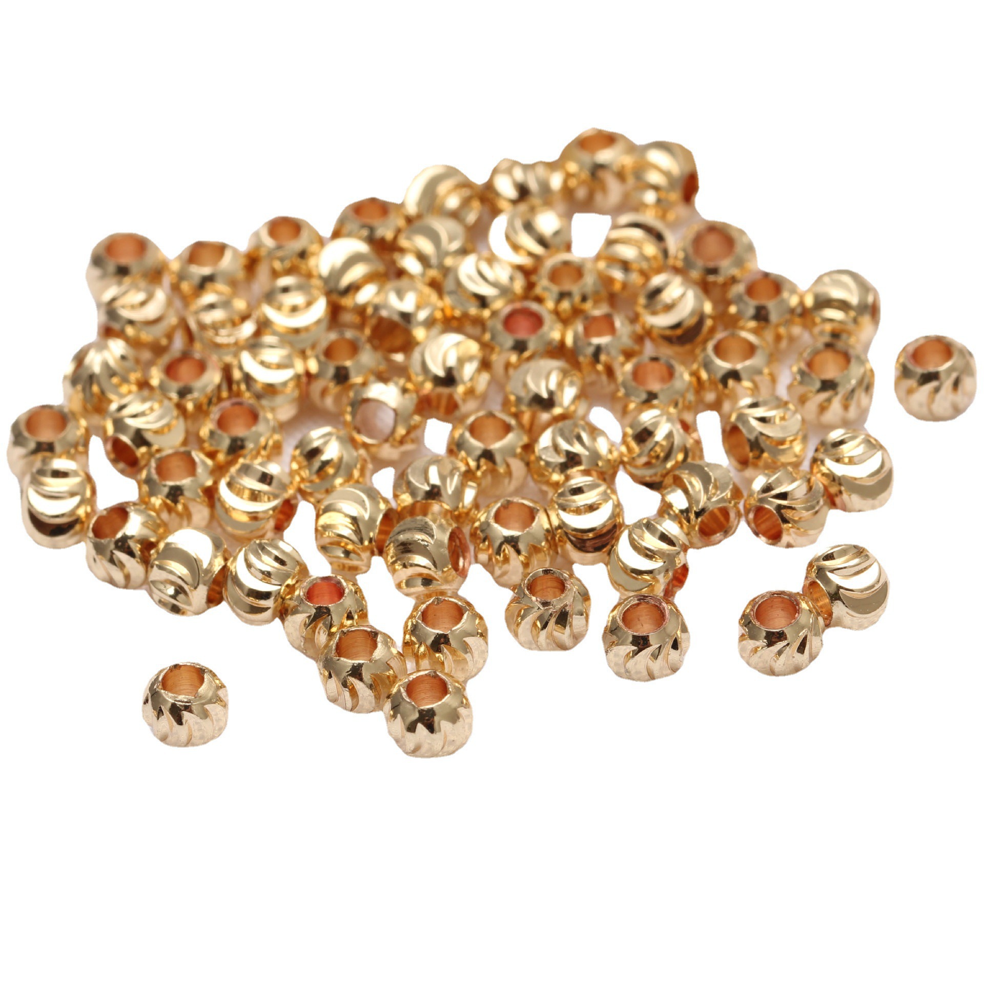 14K gold plated 3mm