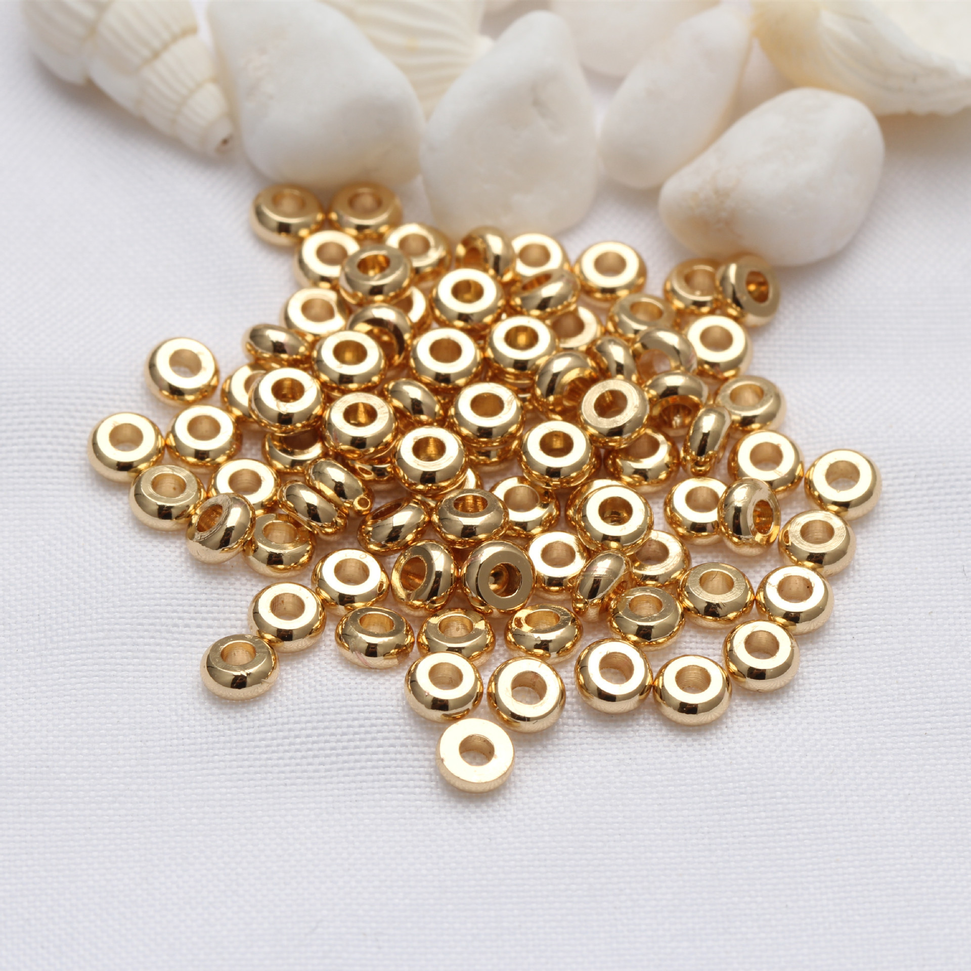 14K gold plated 3mm