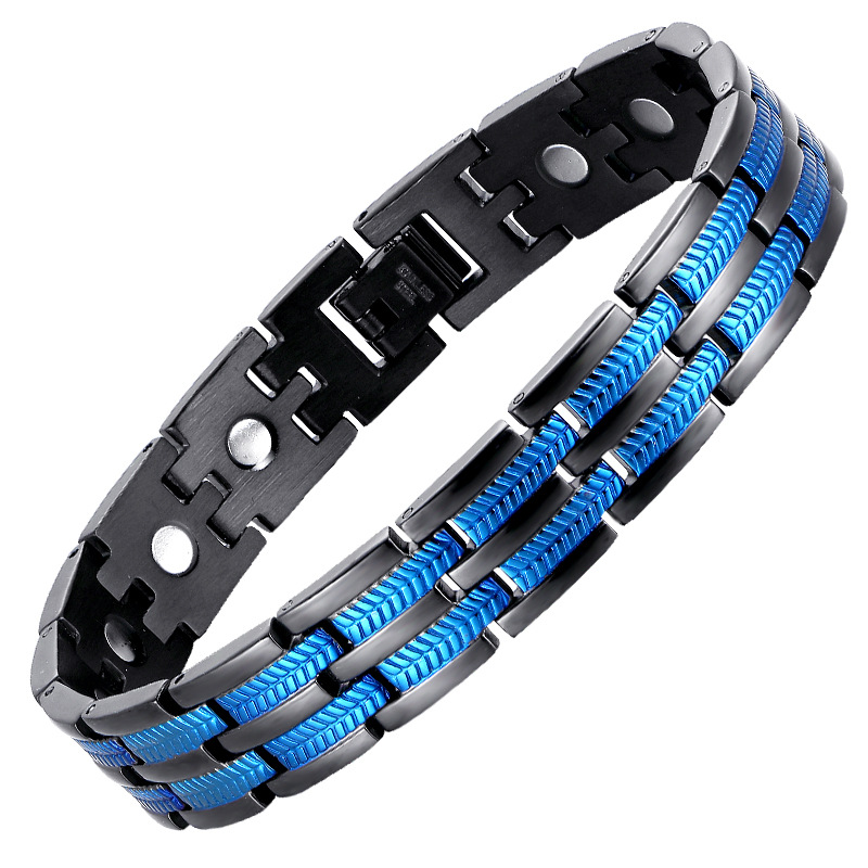 7:Black blue full magnetic