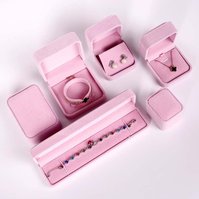 pink 4.5*5cm small ring stud box