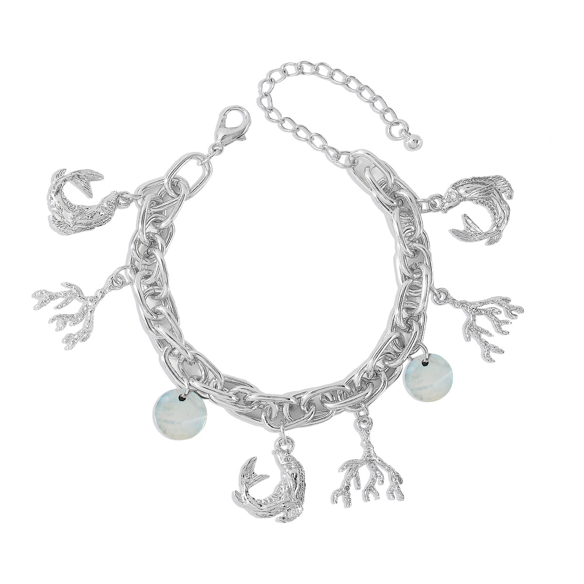 Platinum color bracelet