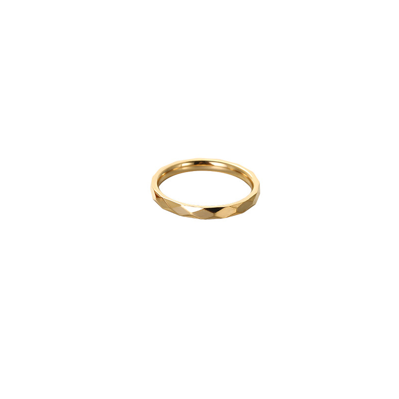 1.5mm real gold plated  US Size #6