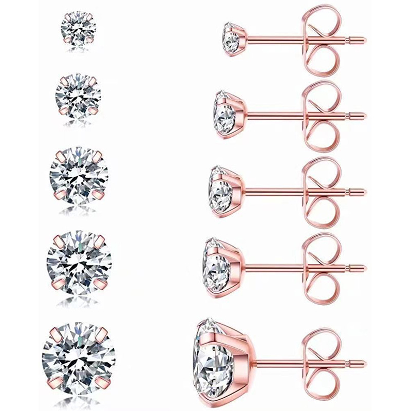 12:4MM rose gold color