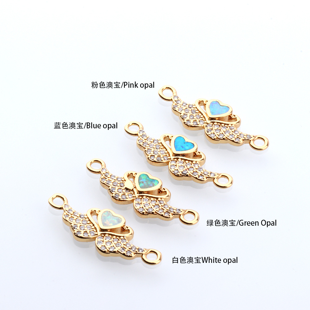 yellow gold blue opal