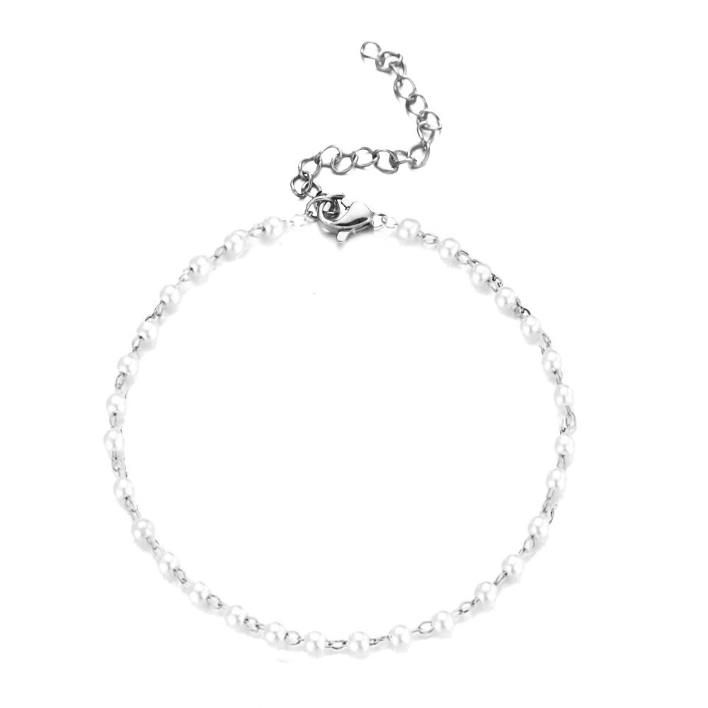 6:17cm silver bracelet