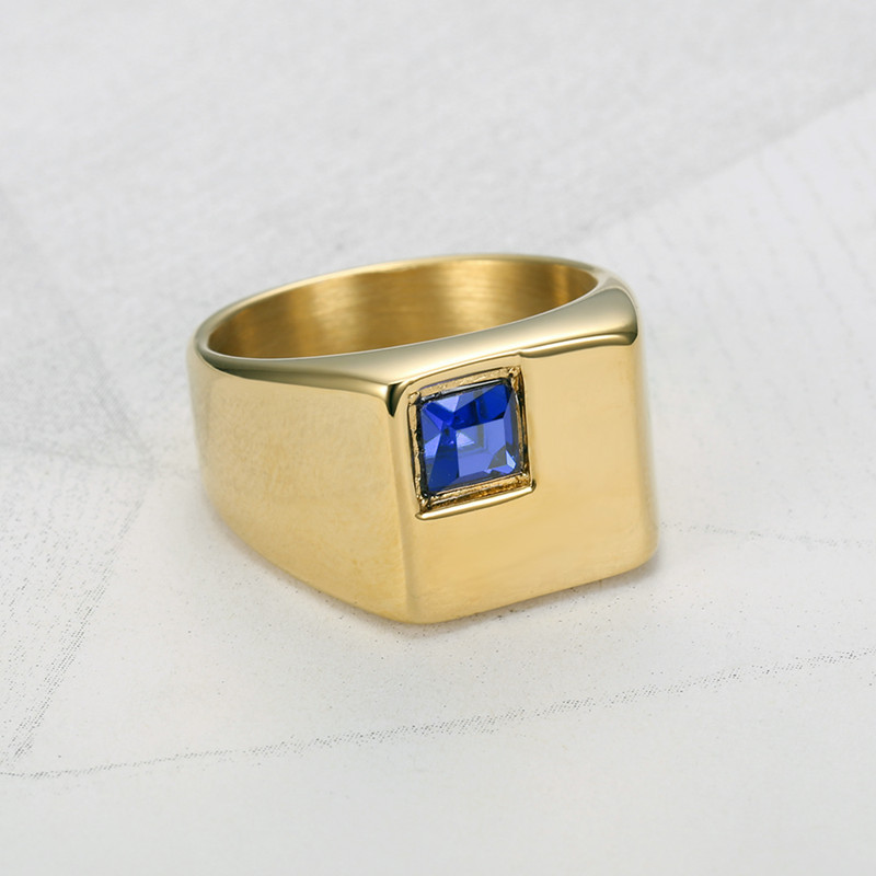 Gold blue diamond No.9