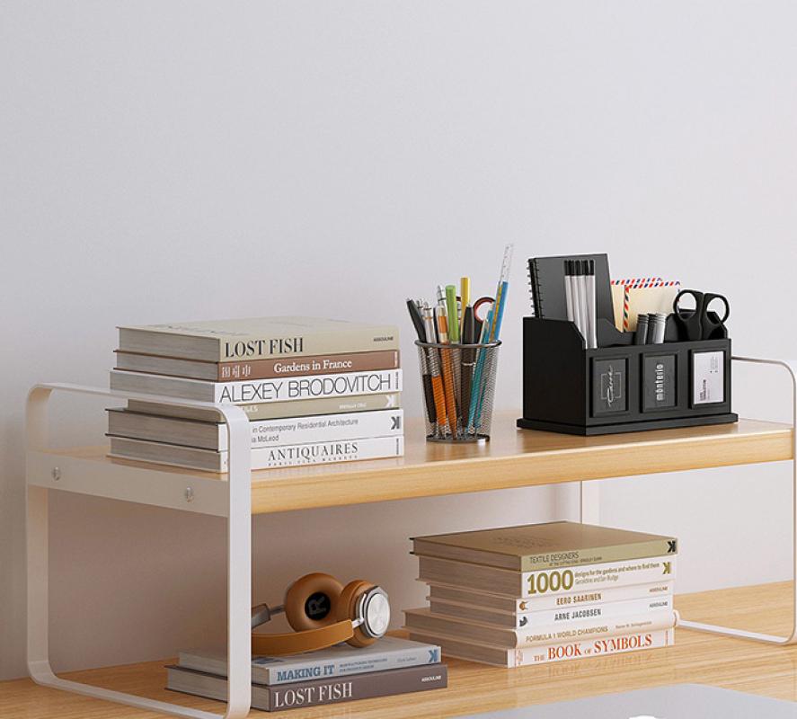 Wood color   white frame 40cm