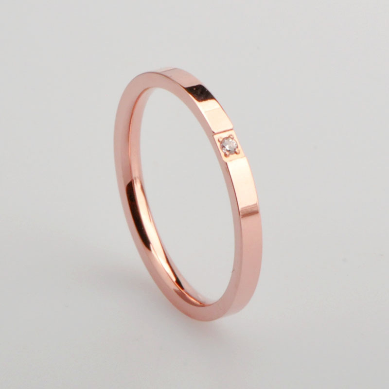 real rose gold plated US Size #6