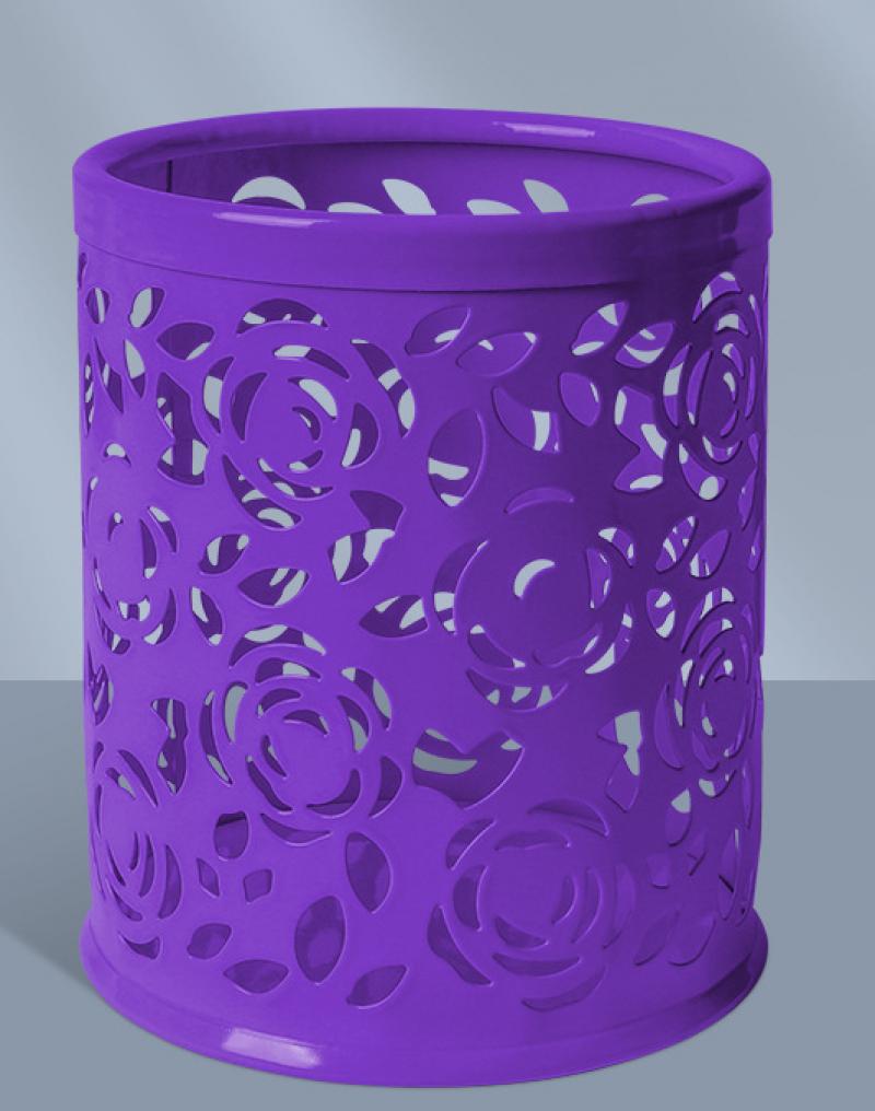 Purple round rose hollow-6802:100*90mm