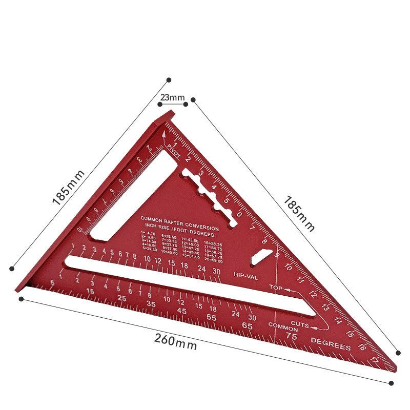 Red 7-inch metric 190g