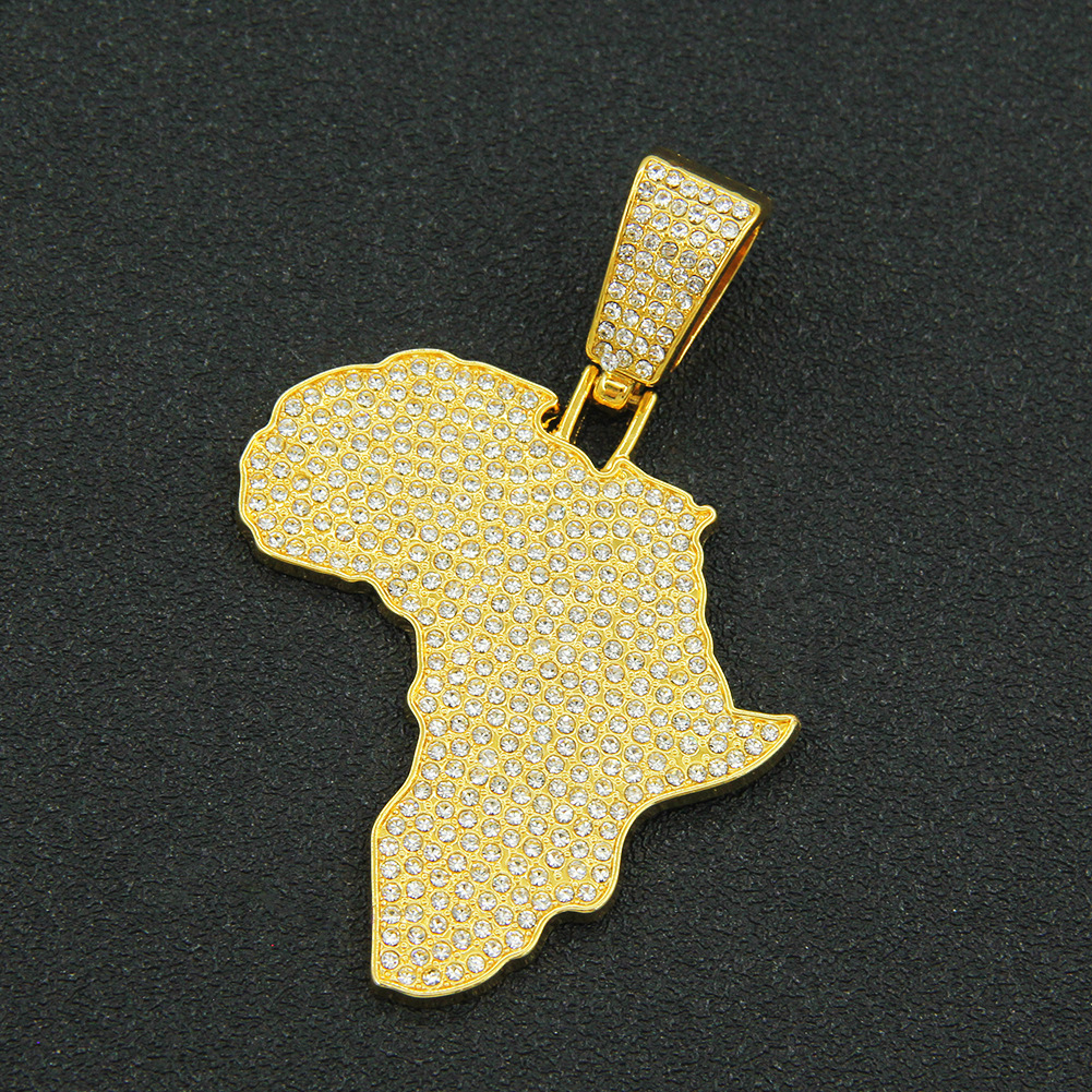 3:Single Pendant - Gold (Map)