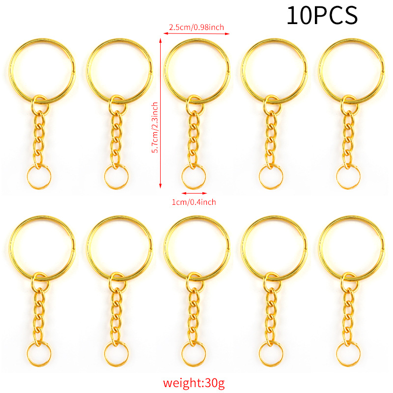 4:Gold keychain_10 pcs