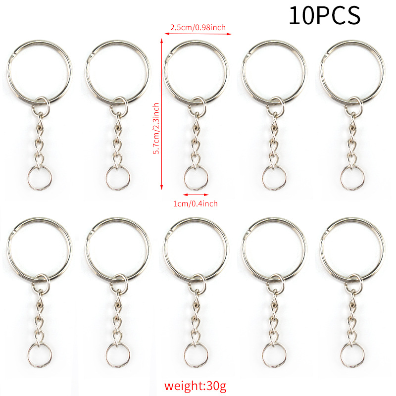 5:Silver keychain_10 pcs