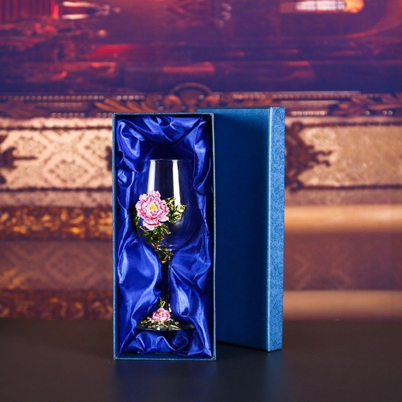 Purple Peony cup body single gift box