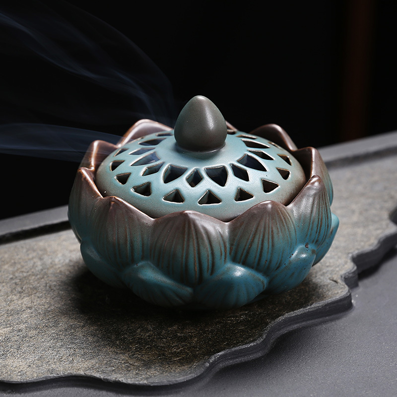 5:122# Lotus Incense Burner 10.5*7.8cm