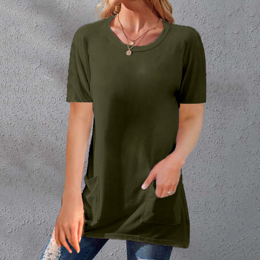 Short sleeve-army green