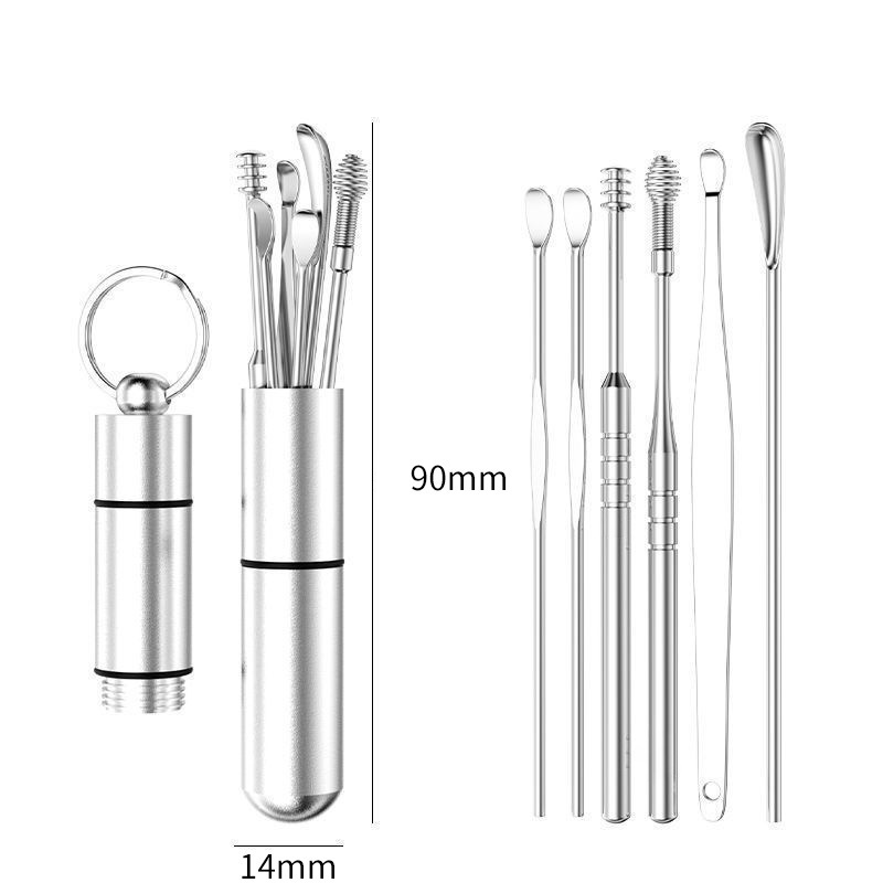 Double section aluminum tube 6-piece set