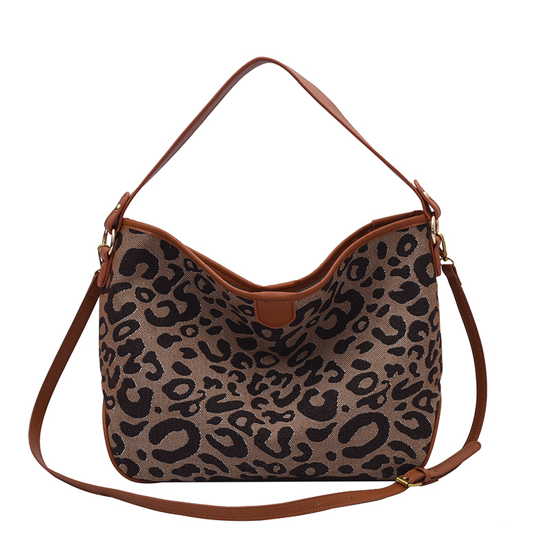 Brown leopard print