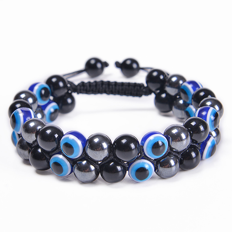 4:Black gallstone   black bead   demon eye