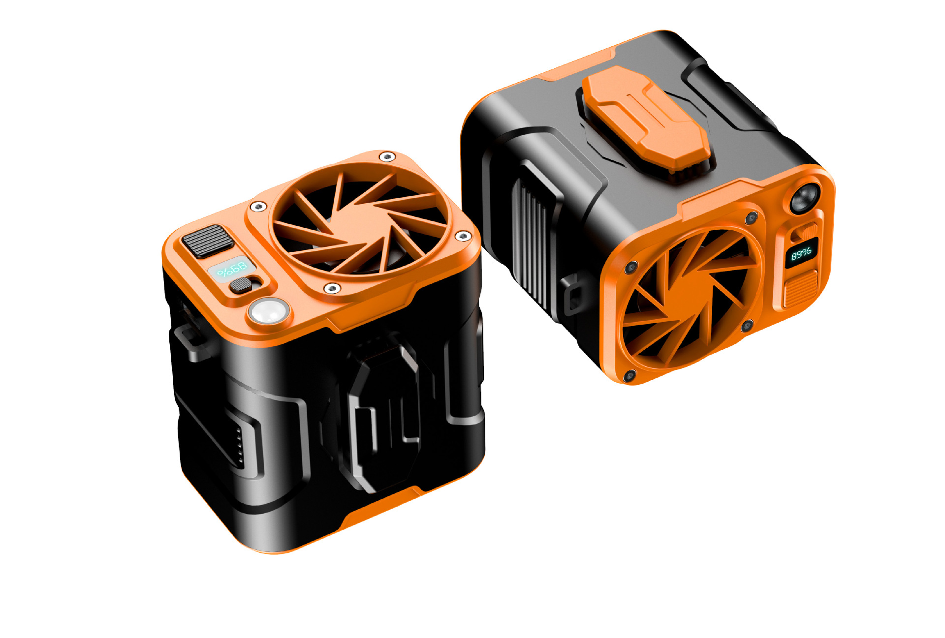 black and orange 10000mAh